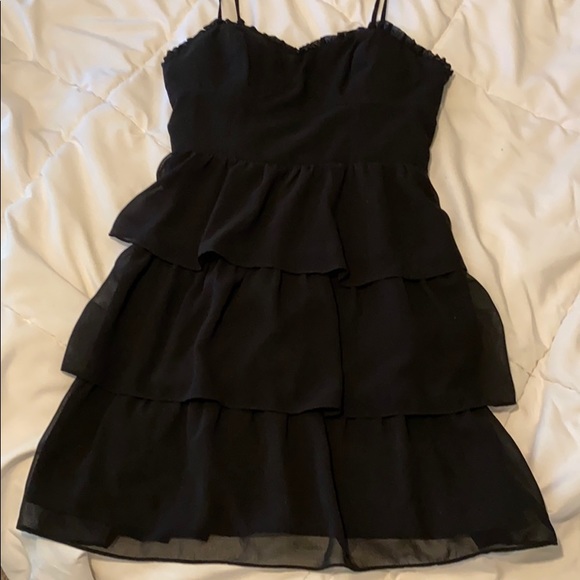 American eagle black tier dress size 6 - Picture 2 of 15